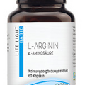 L-ARGININE 500 MG + Vitamin B6(300%), LIFE LIGHT 60 Capsules –