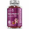 Iron and Vitamin C Gummies  120 Gummies  Ideal for Your Kid’s Mental and Physical Development  WeightWorld UK