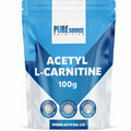 Acetyl L-Carnitine L Carnitine Carnitin Pure 100% No Filler Powder High strength