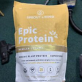 Organic Plant Protein Powder Shake Vanilla Lucuma Epic Protein 456g -BBE 05/2024