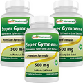 Best Naturals Gymnema Sylvestre Leaf 500 mg 120 Capsules (120 Count (Pack of 3))