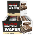 MUSASHI Protein Wafer 12 x 40g Bars - Vanilla Flavour P11g C9g F13g
