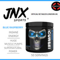 JNX The Curse Strong Pre Workout Energy Drink 250g 50 Servings,Blue Razz +Shaker