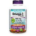 Webber Naturals Triple Strength Omega-3 900 mg EPA/DHA 100+20 Clear Enteric Softgels