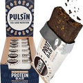 Pulsin GAINER BEST PROTEIN Bar: Peanut Choc – Vegan, GF - 18 Bars, 12g Protein