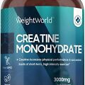Creatine Monohydrate Tablets 3000mg - 180 Creatine Tablets - Gym Supplement for