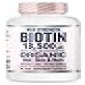 Biotin Hair Growth Tablets, 13,500 Mcg, Vitamins for Hair Growth for Men and Women, with Zinc & Organic Coconut Oil