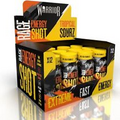 Warrior Rage Pre Workout Energy Shots - Box of 12 Shots - Tropical Sourz