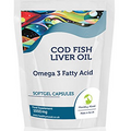 High Strength Cod Liver Oil 1000mg with Vitamin A and Vitamin D3 x7 Sample Pack Capsules
