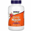 NOW Foods Niacin Flush-Free Double Strength 500 mg 180 Veg Capsules - Energy