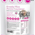 Whey Protein Concentrate Powder 1kg Grass Fed Hormone Free Bulk Pure Unflavoured