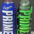 Prime Hydration Glowberry & LA Dodgers V2 Bottle Rare USA Import