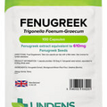 Fenugreek Seed Extract 610mg Capsules Trigonella Foenum-Graecum