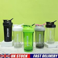 Shaker Bottle Protein Cup Mixer Blender Sport Workout Outdoor Portable 500ML-UK