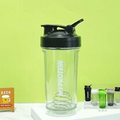 500ML Protein Powder Shaker Pre Workout Stainless Steel Bottle Mixer Gym Sports