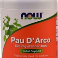 NOW FOODS PAU d'ARCO 500 mg 250 caps BORK LAPACHO