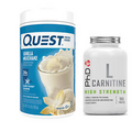 Quest Nutrition Protein Powder Vanilla 726g + PHD L-Carnitine 90 Tab DATED 10/23