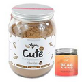 Cute Woman Vegan Meal Replacement Shake 500g Diet Protein Shake + Cute BCAA