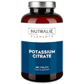 Potassium - Potassium Citrate - High Dose - 2880mg - Element Pure Potassium +1000mg - Muscle - Potassium Citrate - 180 Tablets - Nutralie