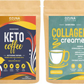 Keto Coffee & Collagen Creamer Bundle, Instant Bulletproof Ketogenic Refuel Coff