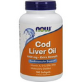 NOW Foods Cod Liver Oil, 1000mg Extra Strength - 180 softgels