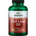 Swanson Cod Liver Oil, 700mg Double-Strength - 250 softgels