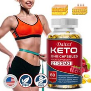 KETO BHB- 2100MG – Apfelessig-Kapseln Zur Gewichtsreduktion Und Entgiftung