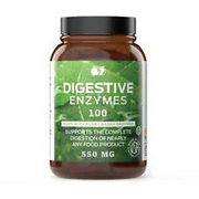 Digestive Enzymes Supplements, Natural Plant Based Superfor - 100 Capsules 600mg