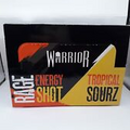 Warrior RAGE ENERGY SHOT Pre Workout Shot  Energy Drink 12 X 60ML 200Mg Caffeine