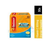 5 x 30 Tabs REDOXON DOUBLE ACTION CHEWABLE VITAMIN C & ZINC ORANGE-FREE SHIPPING