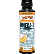 Barlean's Seriously Delicious Omega-3 Fish Oil Mango Peach Smoothie 8 oz Liquid