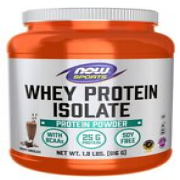 Now Foods Chocolate Whey Protein Isolate 1.8 lbs Powder