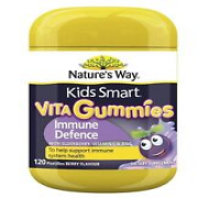 2 × Nature's Way Kids Smart Vita Gummies Immune Defence 120 Gummies ozhealthexpe