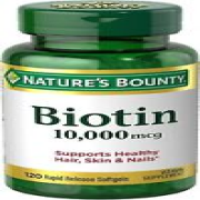 Nature's Bounty Biotin, Supports Healthy Hair, Skin and Nails, 10,000 mcg