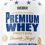 Weider Premium Whey Protein Powder, Chocolate Nougat, 33g of Protein Per Serving, Low Carb, Whey Protein Isolate, Rich in BCAA's, 2,3kg