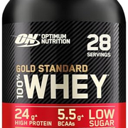 Optimum Nutrition Gold Standard 100% Whey Protein, Muscle Building Powder With Naturally Occurring Glutamine and BCAA Amino Acids, Chocolate Peanut Butter Flavour, 28 Servings, 896 g