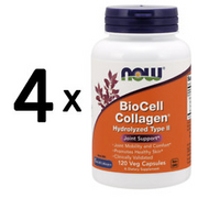(352 g, 404,78 EUR/1Kg) 4 x (NOW Foods BioCell Collagen Hydrolyzed Type II - 12
