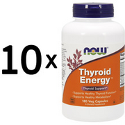 (1800 g, 146,48 EUR/1Kg) 10 x (NOW Foods Thyroid Energy - 180 vcaps)