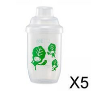 5X Sportshaker Flasche Getränkeflasche 200ml Mixflasche für Wasserreise
