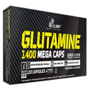 Olimp L-Glutamin 1400mg 120 Mega Kapseln | Anabole Aminosäure | Erholung