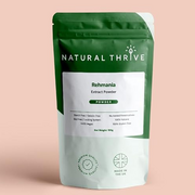 Natural Thrive Organic Rehmannia Extract 100g - Premium Herbal Supplement for Vitality and Wellness - Vegan, Gluten-Free, Non-GMO, 100g