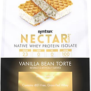 Syntrax Nutrition Nectar Sweets, 100% Whey Isolate Protein Powder, Real Vanilla Bean Specks, Vanilla Bean Torte, 2 lbs