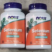 2-NOW Foods Selenium 200 mcg., 180 Vegetarian Capsules