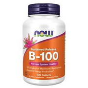 NOW FOODS Vitamin B-100 Sustained Release - 100 Tablets