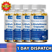 L-Glutathione Capsules 120 Pills 1800MG Natural Anti-Aging Skin Whitening Pills