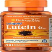 Puritan's Pride Lutein 6 Mg with Zeaxanthin Supports Eye Health, Softgel, 200 Co