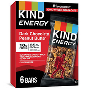 Energy Bar, Dark Chocolate Peanut Butter, Gluten Free, Low Glycemic Index, 1.76