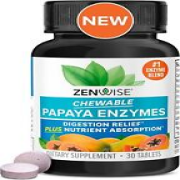 Zenwise Papaya Digestive Enzymes with Bromelain for Digestive Health 30ct