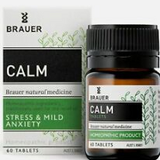 Brauer Calm 60 Tablets Natural Stress & Mild Anxiety Relief Restlessness ozhealt
