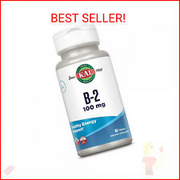 KAL Vitamin B2 100mg, Riboflavin B2, Healthy Energy and Metabolism Supplement, R